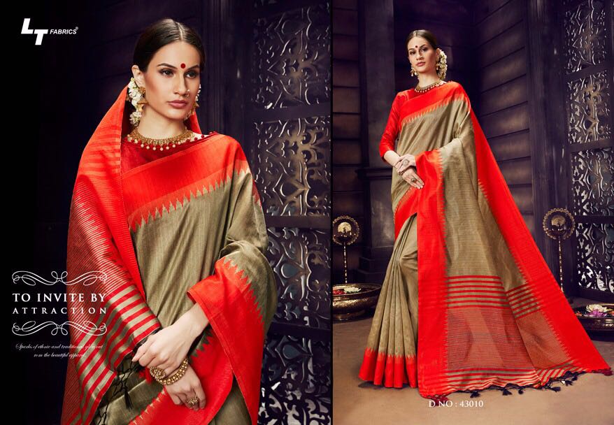 Lt Presents Designer Silk Sarees Wholesale Price - 625/-