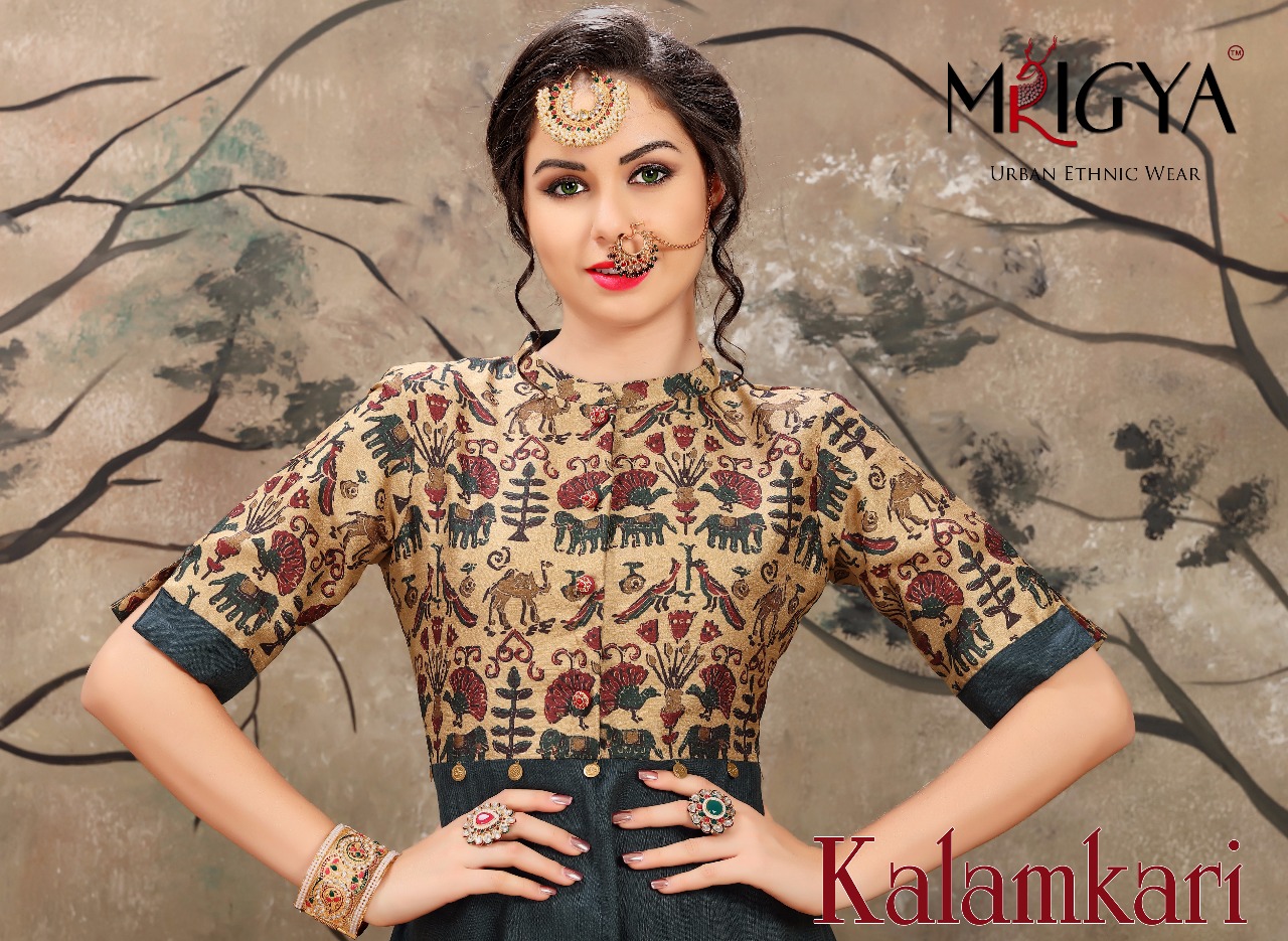Mrigya Presents Kalamkari Handloom Fabric Wholesale Price -  975/-