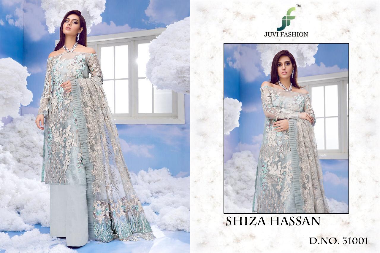 Juvi Fashion Shiza Hasan Soft With Heavy Embroidery Wholesal