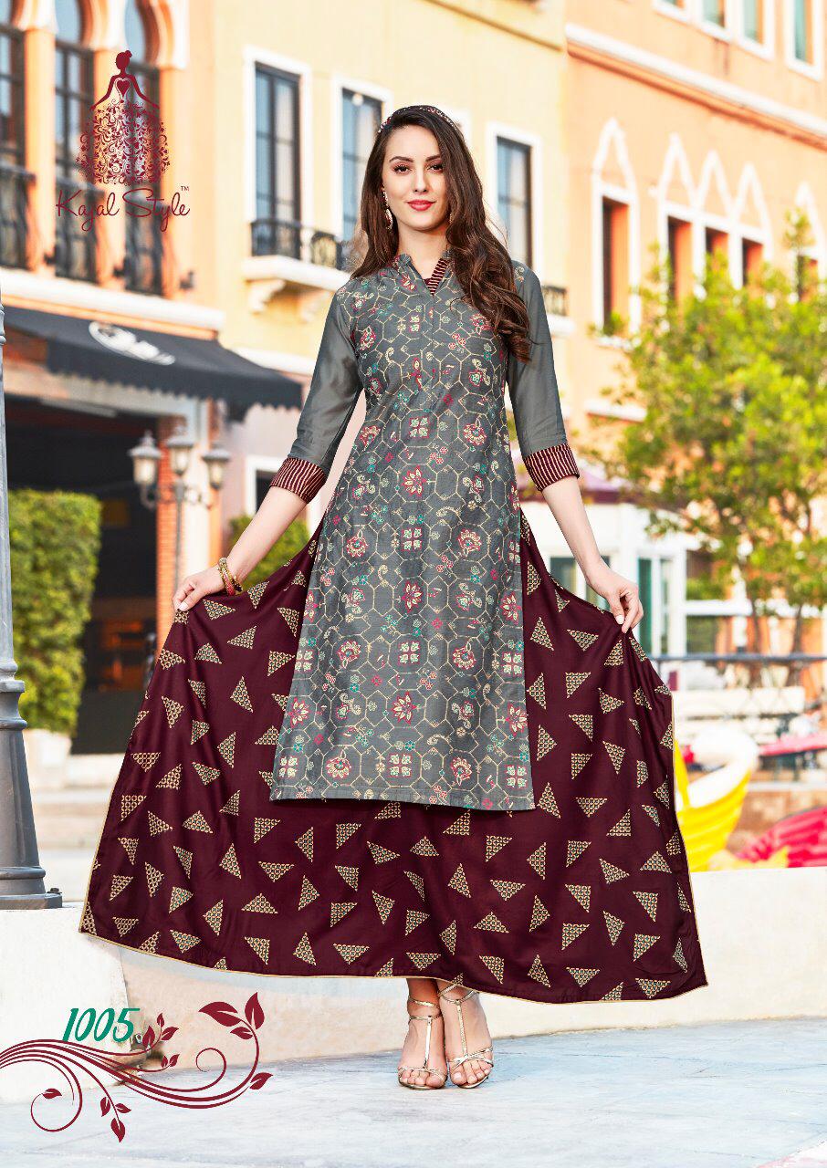 Kajal Style Fashion Vegue 1 Designer Suits Wholesale