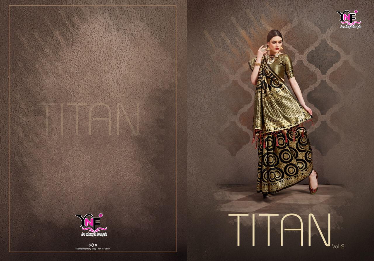 Ynf Titan Vol 2 Banarasi Silk Sarees In Best Wholesale Rate