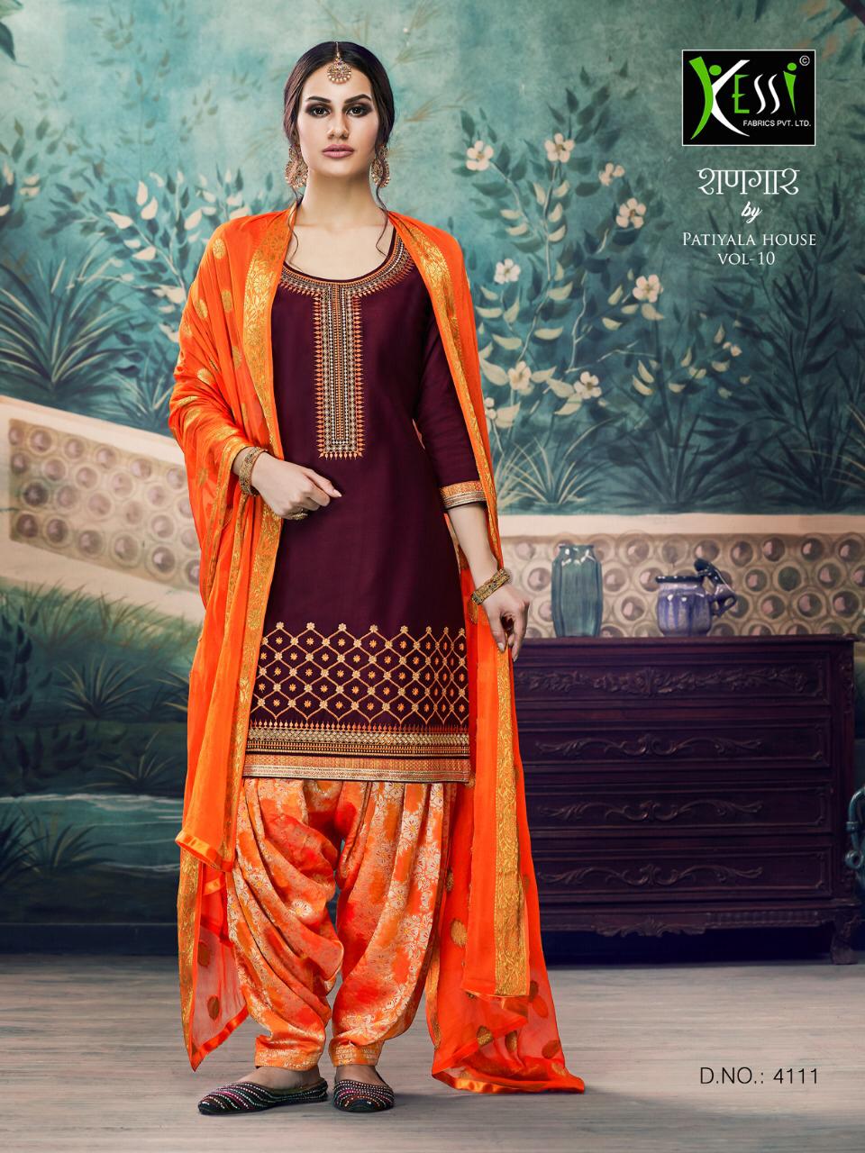 Kessi Fabrics Shangar By Patiyala Vol10 Suits Wholesale