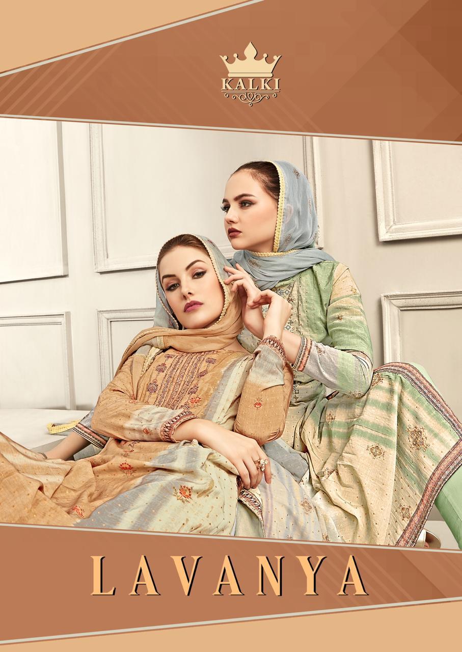 Kalki Lavanya Designer Jari Emb Suits In Best Wholesale Rate
