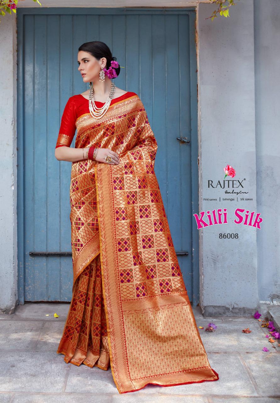 Rajtex Kalfisilk Designer Silk Weaving Saree Wholesale