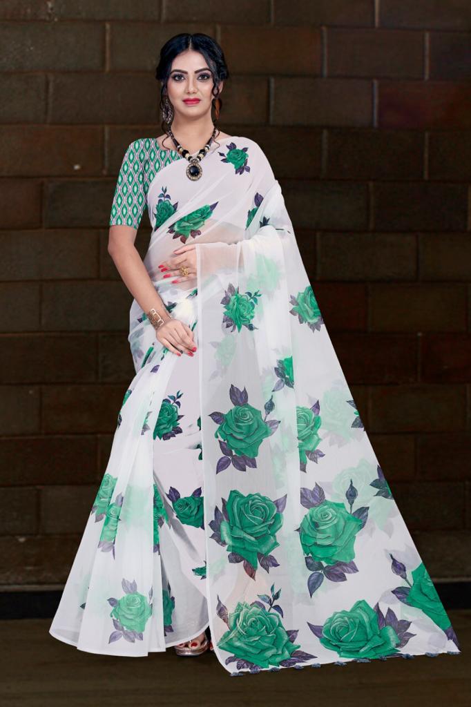 Maniyar Sarees Bollywood Style Designer Printed Sarees Wholesale