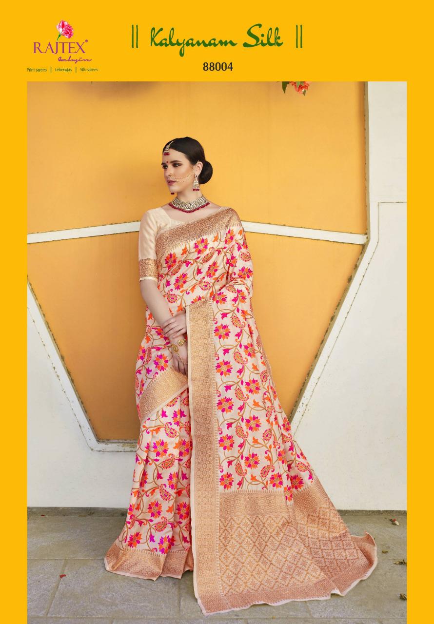 Raj Tex Kalyanam Silk Designer Wedding Wear Sarees Wholesale