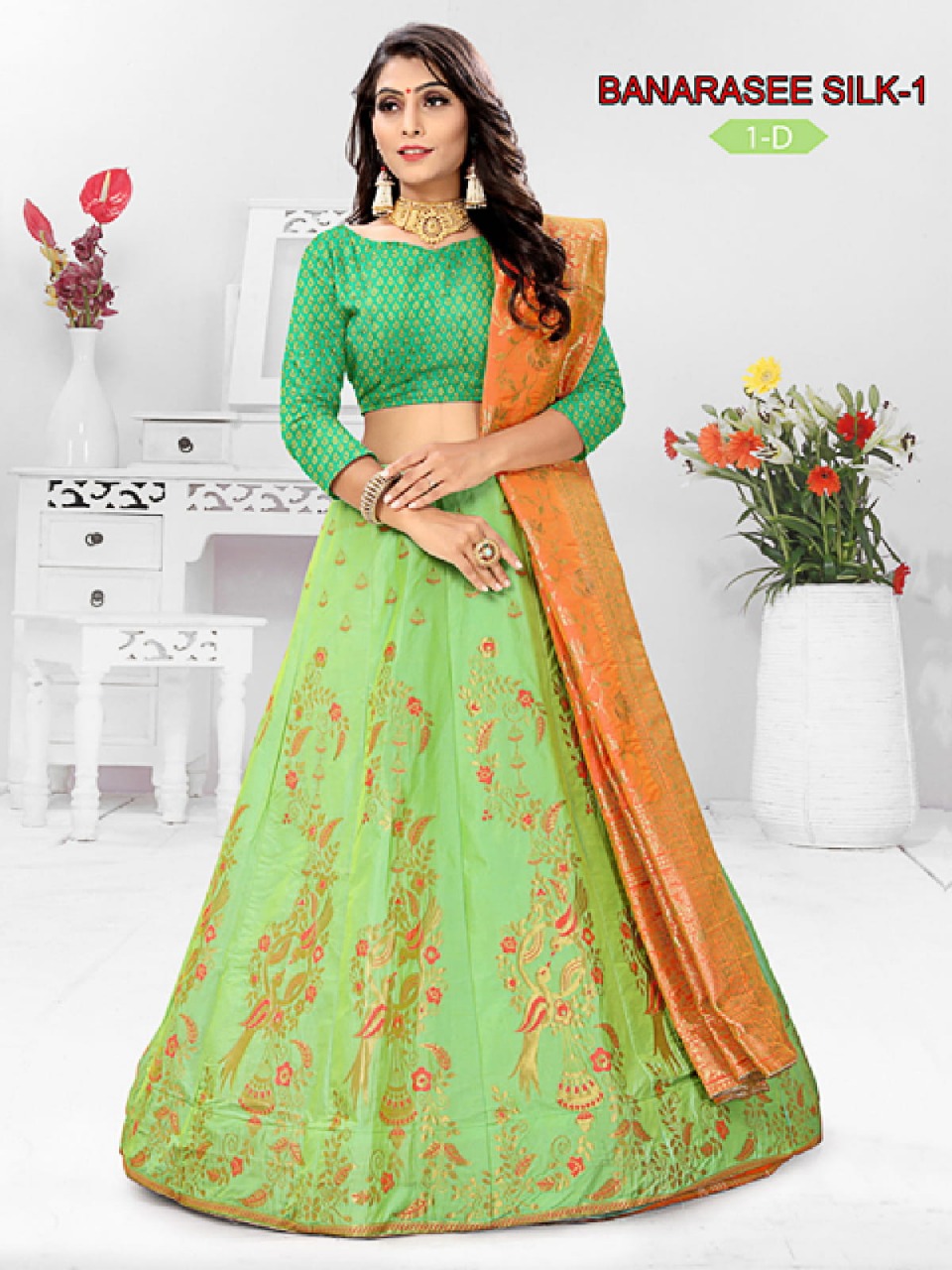 Matraj Banarasee Silk Vol 1 Designer Wedding Wear Lehenga Wholesale