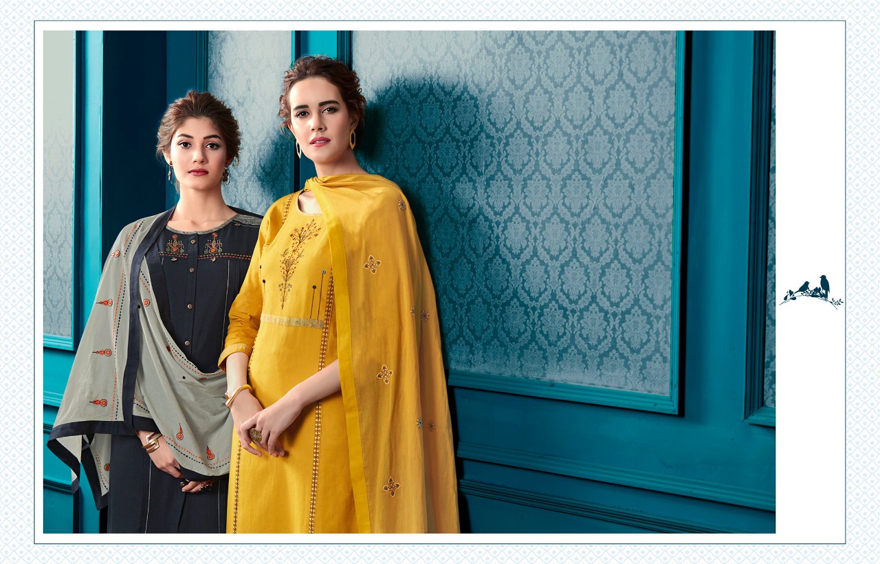Rangoon Bliss Designer Flex Cotton Straight Stitched Suits Wholesale