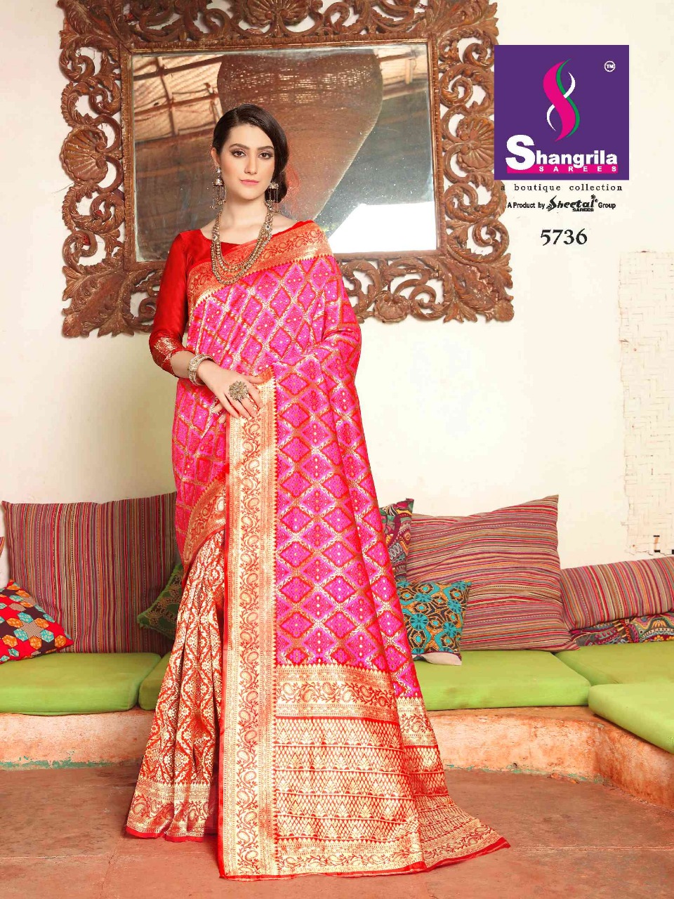Shangrila Gauri Silk Designer Silk Wedding Wear Sarees In Wholesale Rate