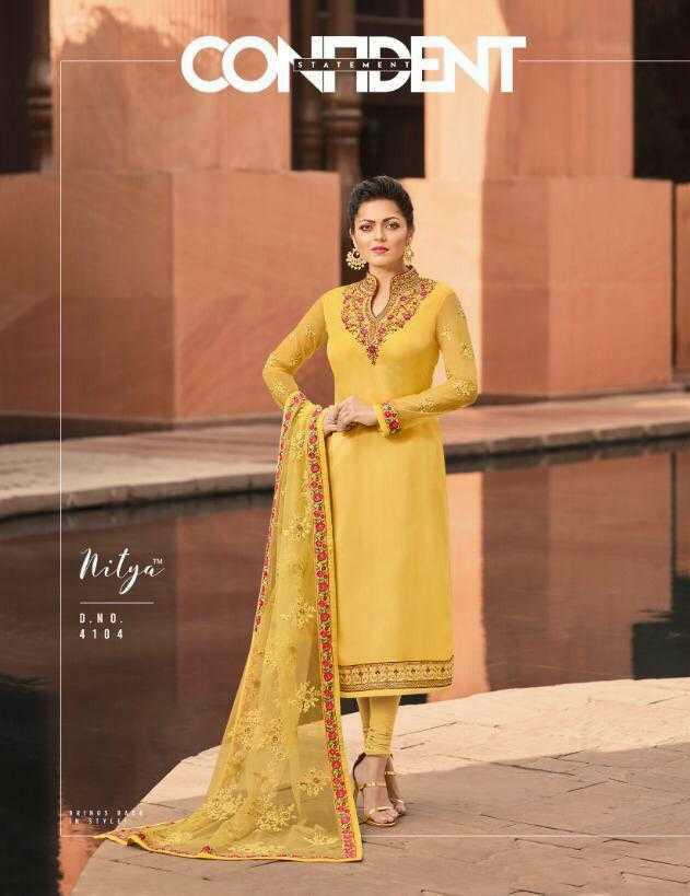 Lt 141 Designer Georgette With Embroidery Suits In Best Wholesale Rate