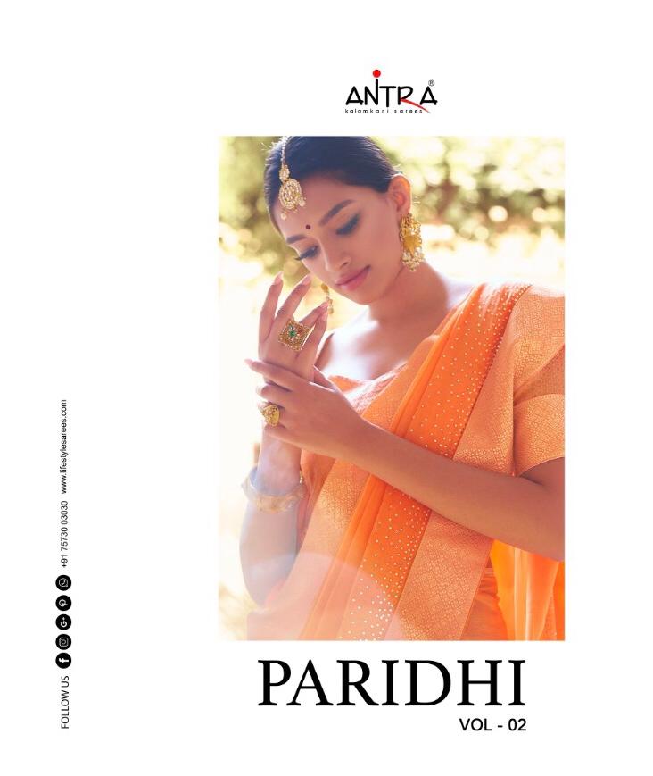 Antra Paridhi Vol 2 Designer Banarasi Border Sarees In Best Wholesale Rate