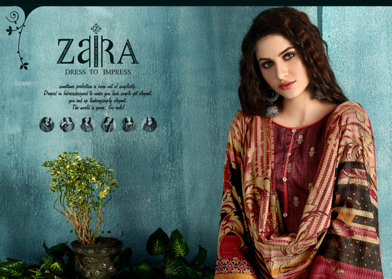 Vivek Creations Inayat  Zaira Designer Jam Satin Printed With Embroidery Work Festival And Daily Wear Suits In Best Wholesale Rate
