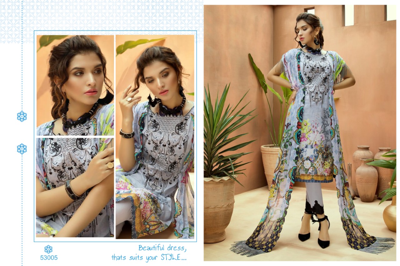 Cyra Fashion Alizah Vol 3 Designer Exclusive Embroidery Patch & Additional Work With Jam Cotton Pakistani Replica Suits Wholesale Rate