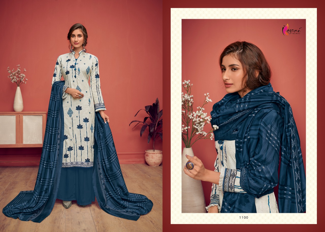 Kesari Trendz Alisa Vol 13 Designer Exclusive Self Embroidery With Cambric Cotton Printed Suits In Best Wholesale Rate