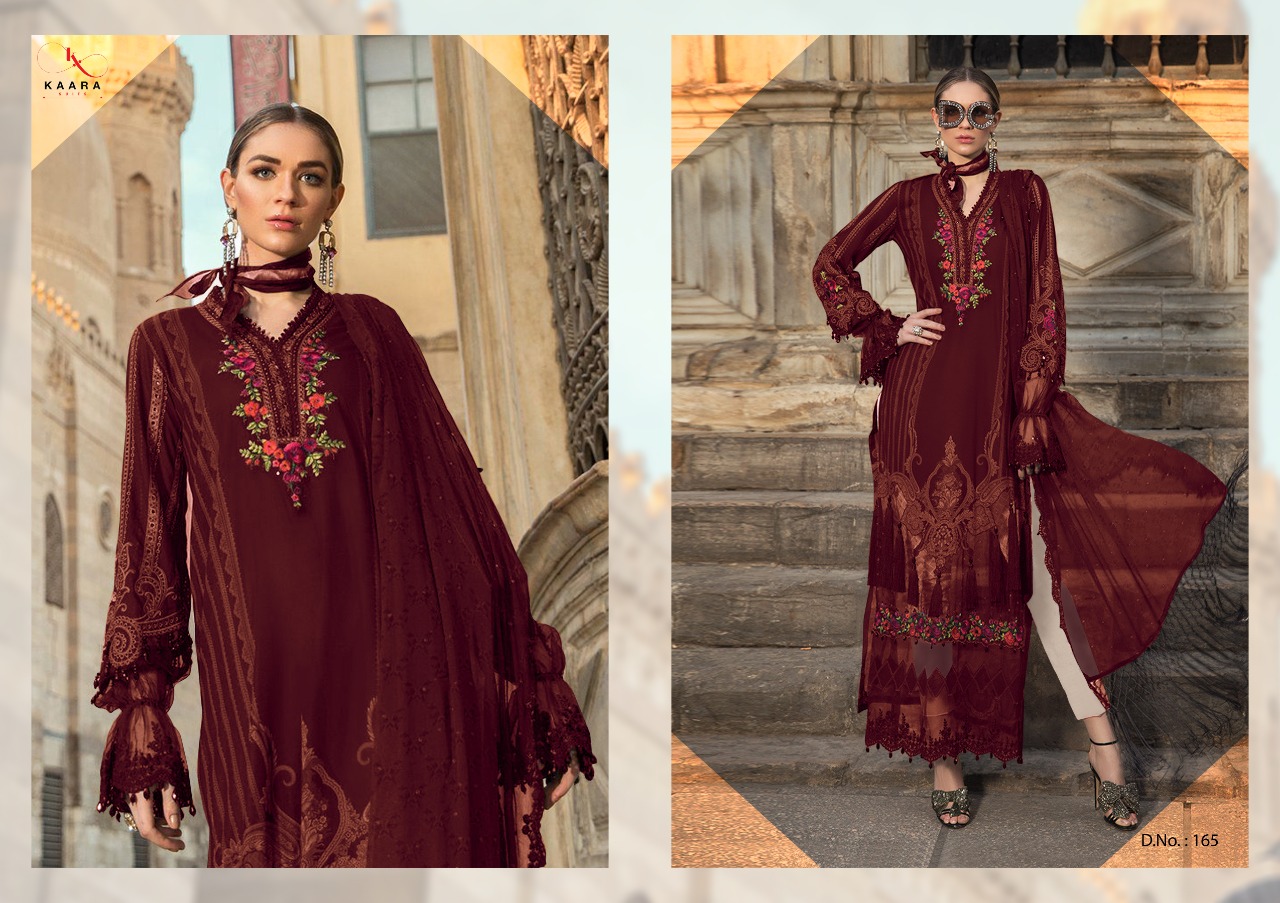 Kaara Suits Maria B Lawn Colours 2020 Designer Work Cotton Suits In Best Wholesale Rate