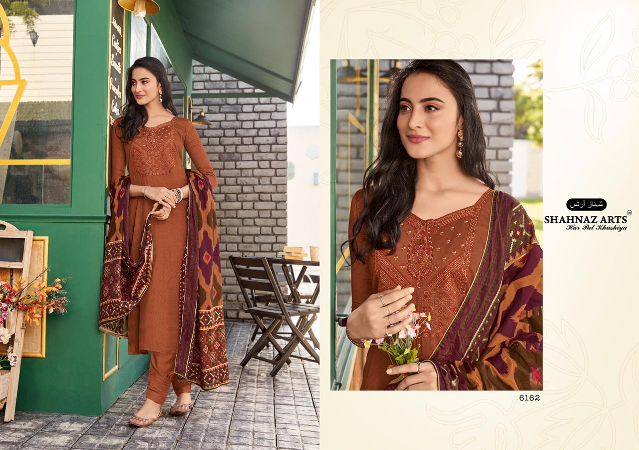 Shahnaz Arts Panihari Vol 6 Designer Exclusive Embroidery With Jam Cotton Digital Printed Premium Quality Suits In Best Wholesale Rate