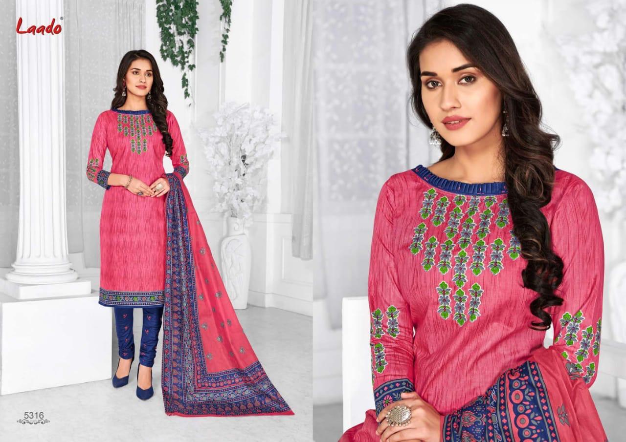 Laado Vol 53 Designer Heavy Quality Cotton Daily Wear Suits In Best Wholesale Rate