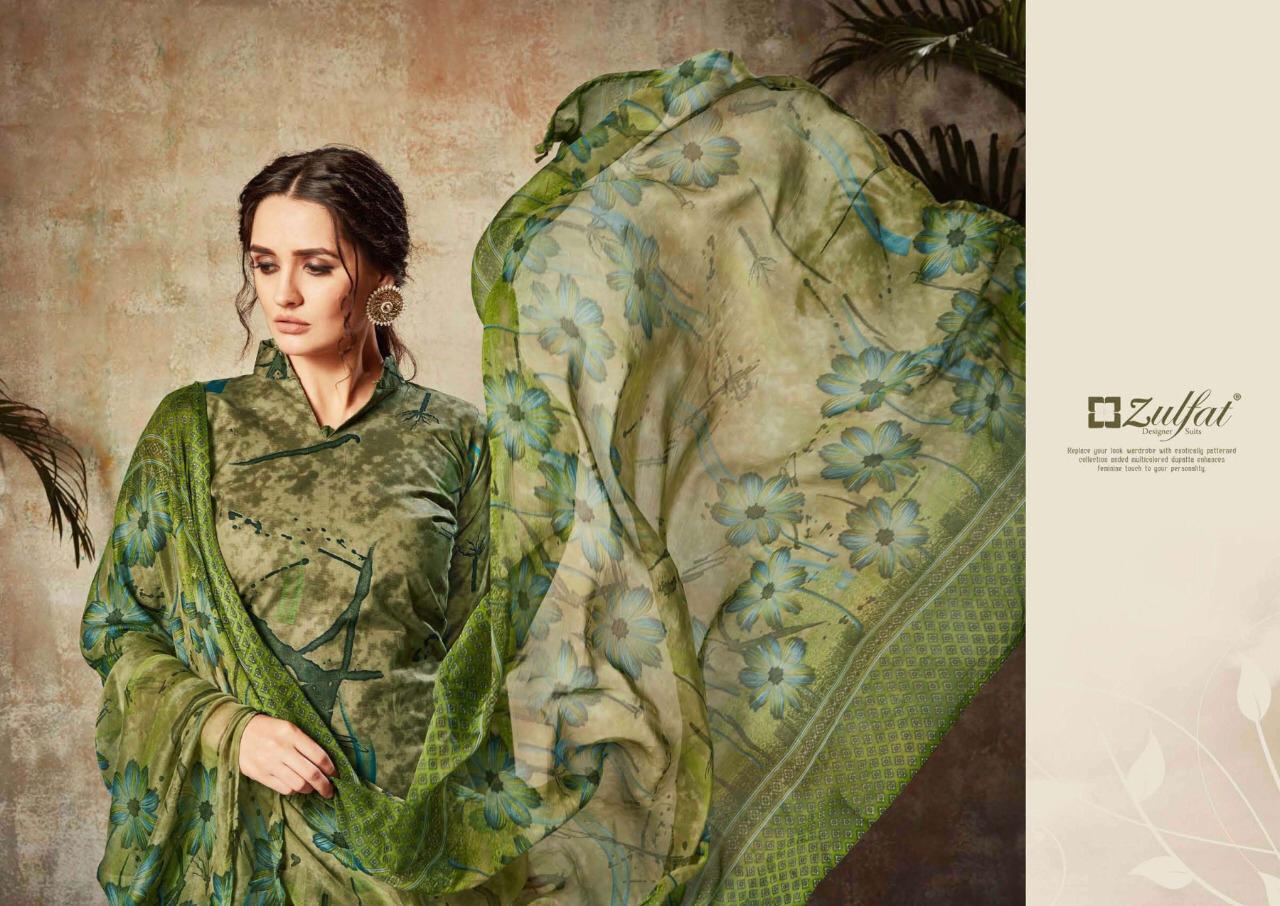 Zulfat Gulmohar Vol 2 Designer Cotton With Digital Style Printed Suits In Best Wholesale Rate