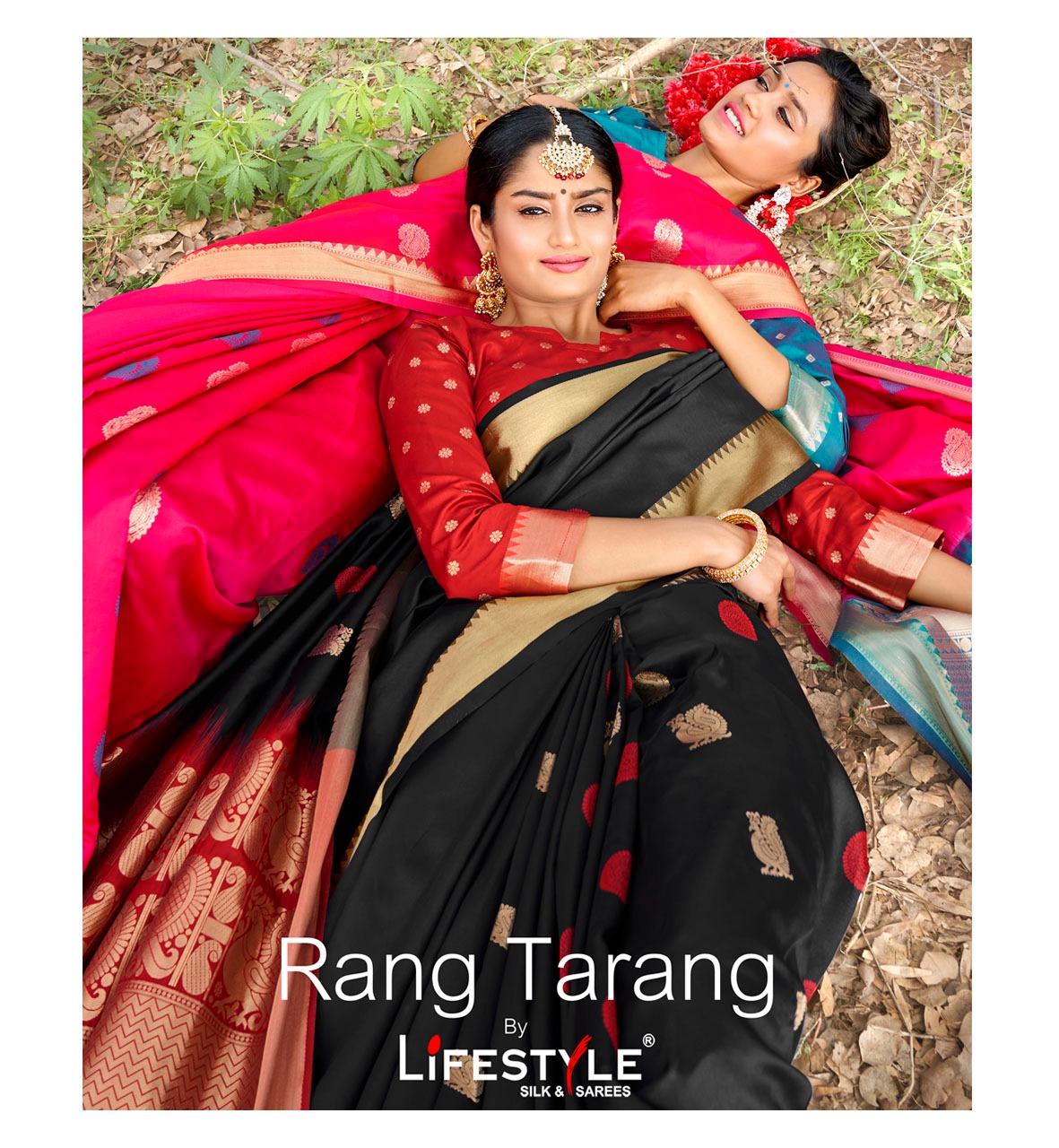 Lifestyle Rang Tarang Designer Lichi Silk Rich Pallu Sarees Wholesale