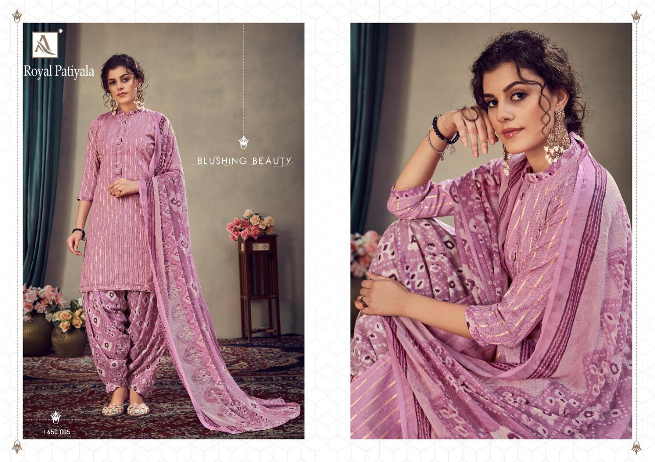 Alok Suit Rayon Patiyala Pure Gold Jaq With Stitched Tie And Lace Patti Suits Wholesale