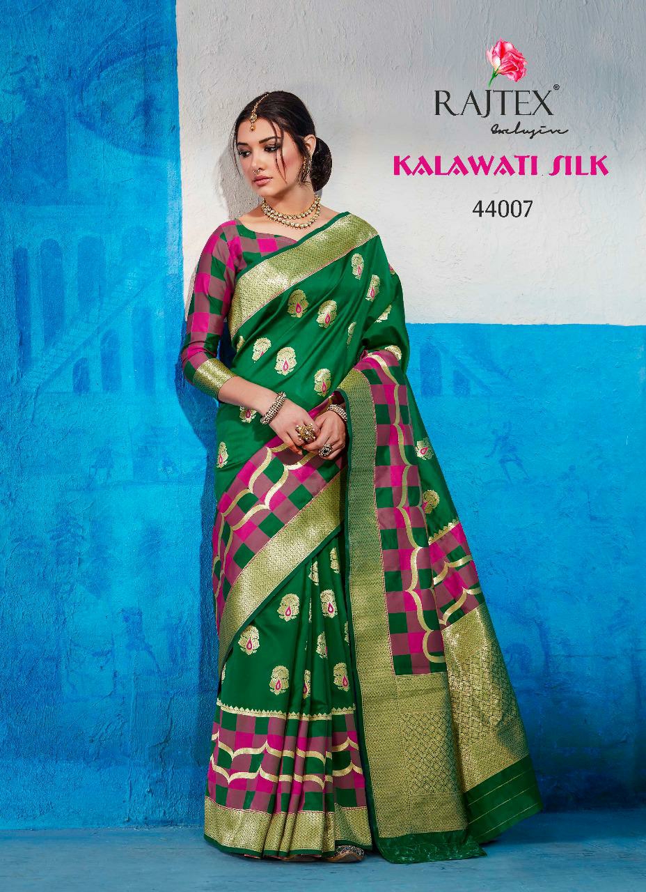 Rajtex Kalawati Silk Designer Banarasi Silk Jacquard Sarees Wholesale