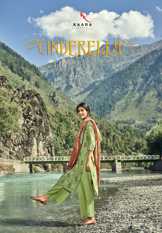 Kaara Suits Cinderella Designer Pashmina Print With Swarovski Work Winter Wear Suits Wholesale