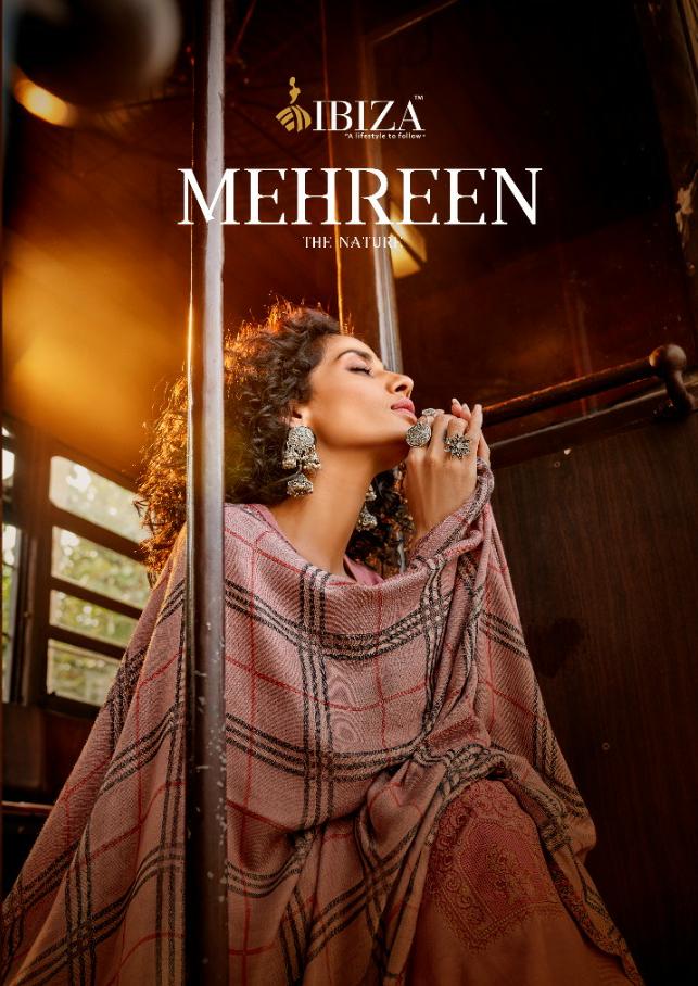 Ibiza Mehreen Designer Fancy Embroidery With Pashmina Winter Wear Suits In Best Wholesale Rate
