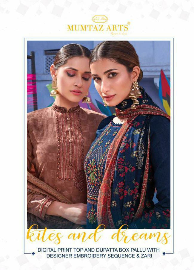 Mumtaz Arts Designer Jam Satin  Digital Printed With Embroidery Work Festival Wear Suits In Best Wholesale Rate