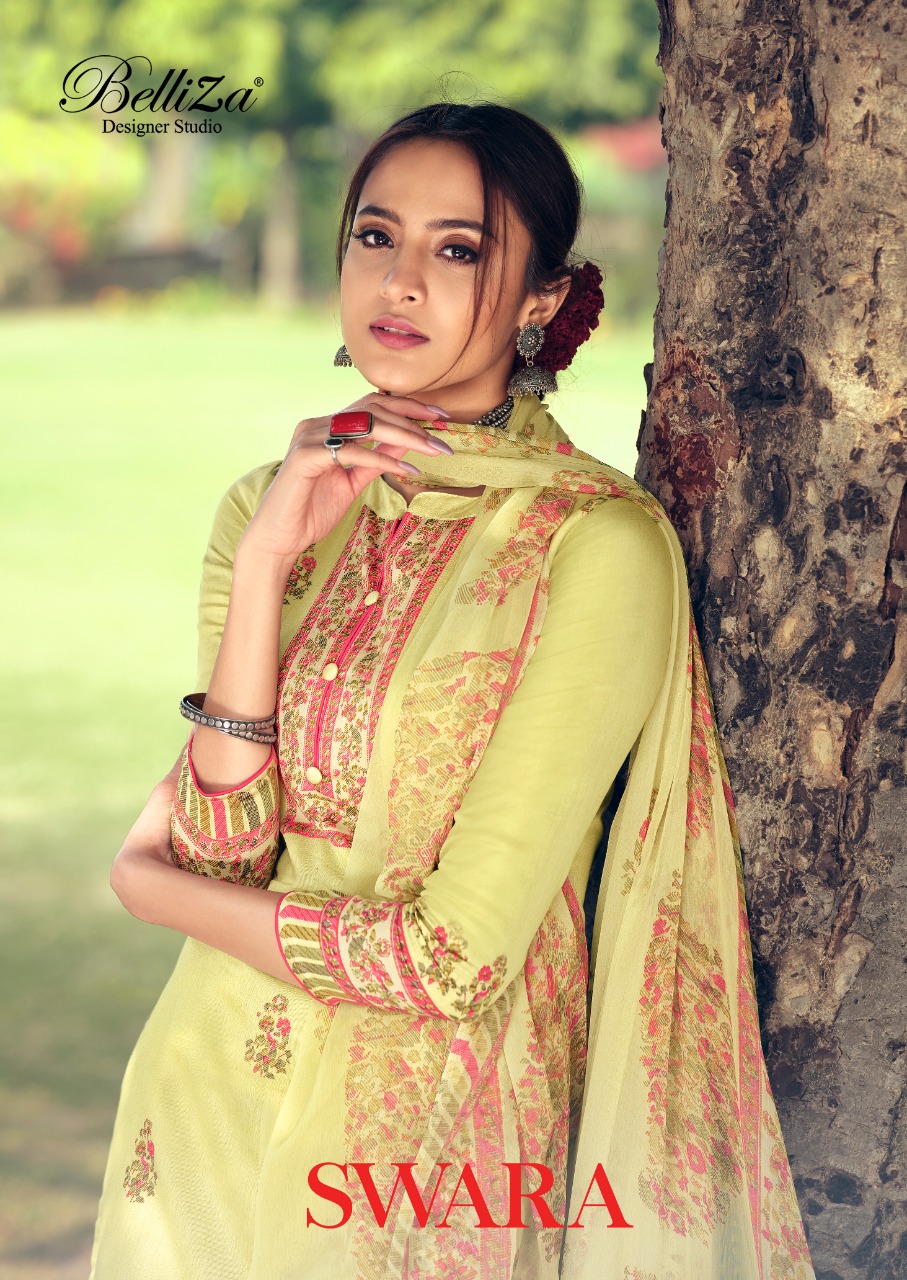 Belliza Swara Designer Original Jam Cotton Digital Printed Suits Wholesale
