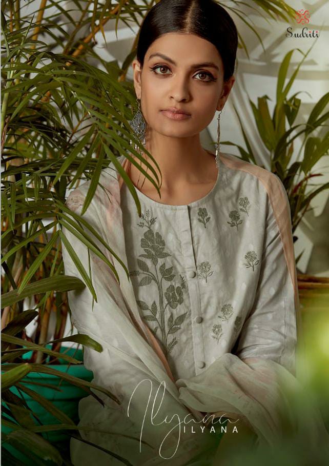Sahiba Sudriti Ilyana Designer Exclusive Embroidery Cotton Suits In Best Wholesale Rate
