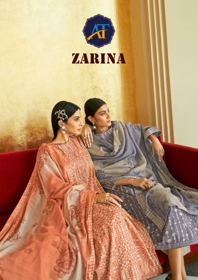 Ankit Textile Zarina Designer Exclusive Embroidery With Lawn Cotton Digital Printed Suits In Best Wholesale Rate