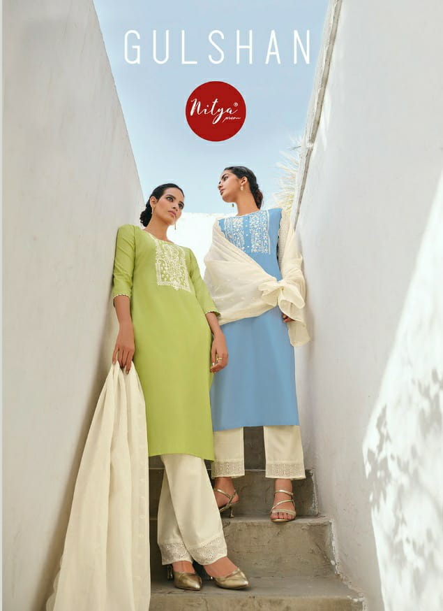 Lt Nitya Gulshan Designer Premium Cotton Daily Wear Kurti In Best Wholesale Rate