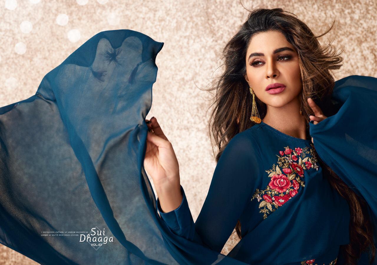 Vamika Sui Dhaga Vol 3 Designer Party Wear Heavy Embroidery Suits Wholesale