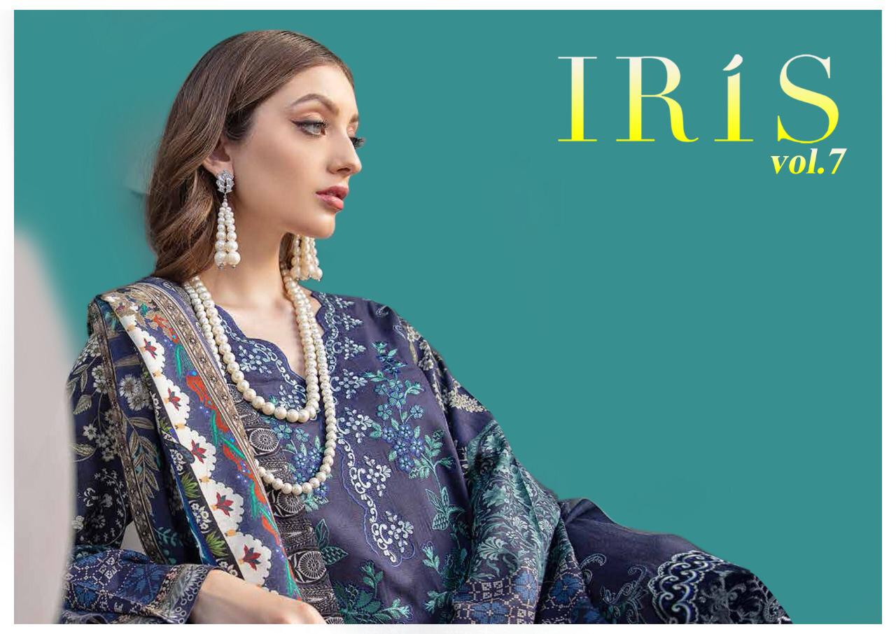 Iris Vol 7 Designer Premium Cotton Daily Wear Suits In Best Wholesale Rate