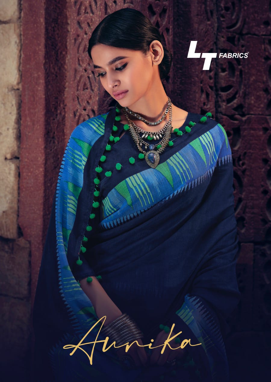 Lt Aurika Designer Cotton Silk Outdoor Wear Sarees In Best Wholesale Rate