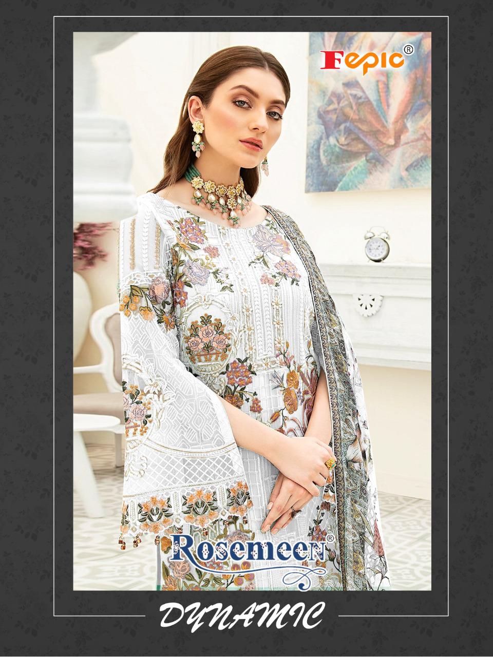 Fepic Rosemeen Dynami Designer Party Wear Heavy Embroidery Bridal Wear Suits Wholesale