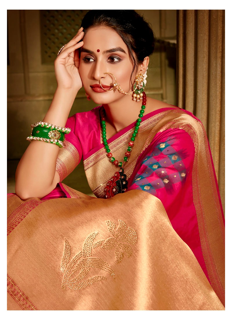 Lifestye Aashiyana Designer Silk Pallu Heavy Saree Wholesale