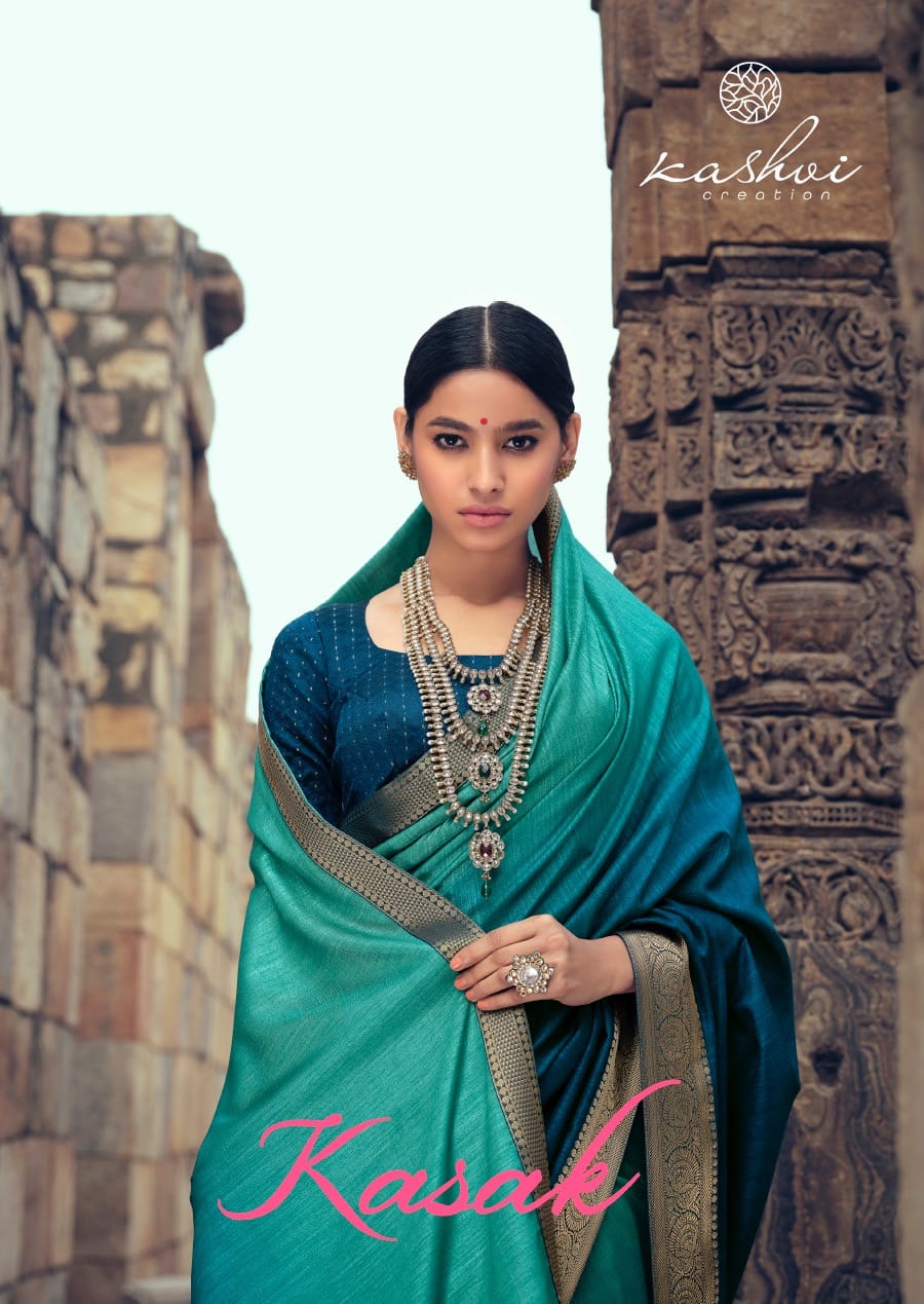Kashvi Kasak Designer Premium Silk Sarees In Best Wholesale Rate