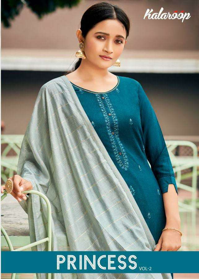 KIVI BY KAJREE PRINCESS 2 DESIGNER LINING SILK WITH FANCY SEQUENCE WORK PARTYWEAR READYMADE SUITS WHOLESALE