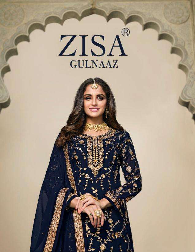ZISA GULNAAZ DESIGNER GEORGETTE EMBROIDERED PARTY WEAR SUITS IN WHOLESALE RATE