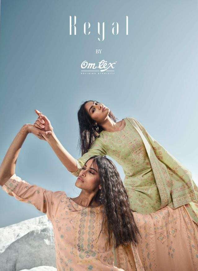 OMTEX KEYAL DESIGNER COTTON SILK JACQUARD SUITS IN WHOLESALE RATE