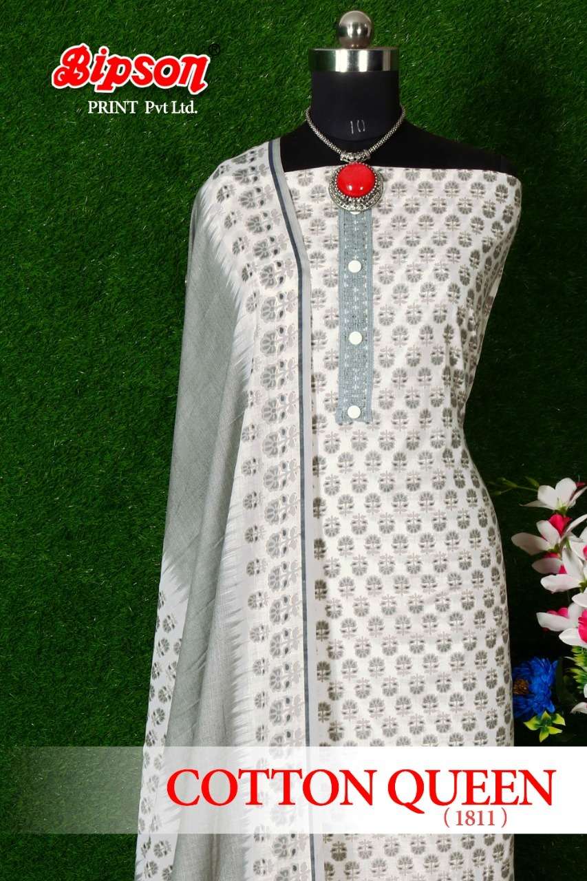 BIPSON COTTON QUEEN 1811 DESIGNER COTTON PRINTED SUMMER WEAR SUITS IN WHOLESALE RATE