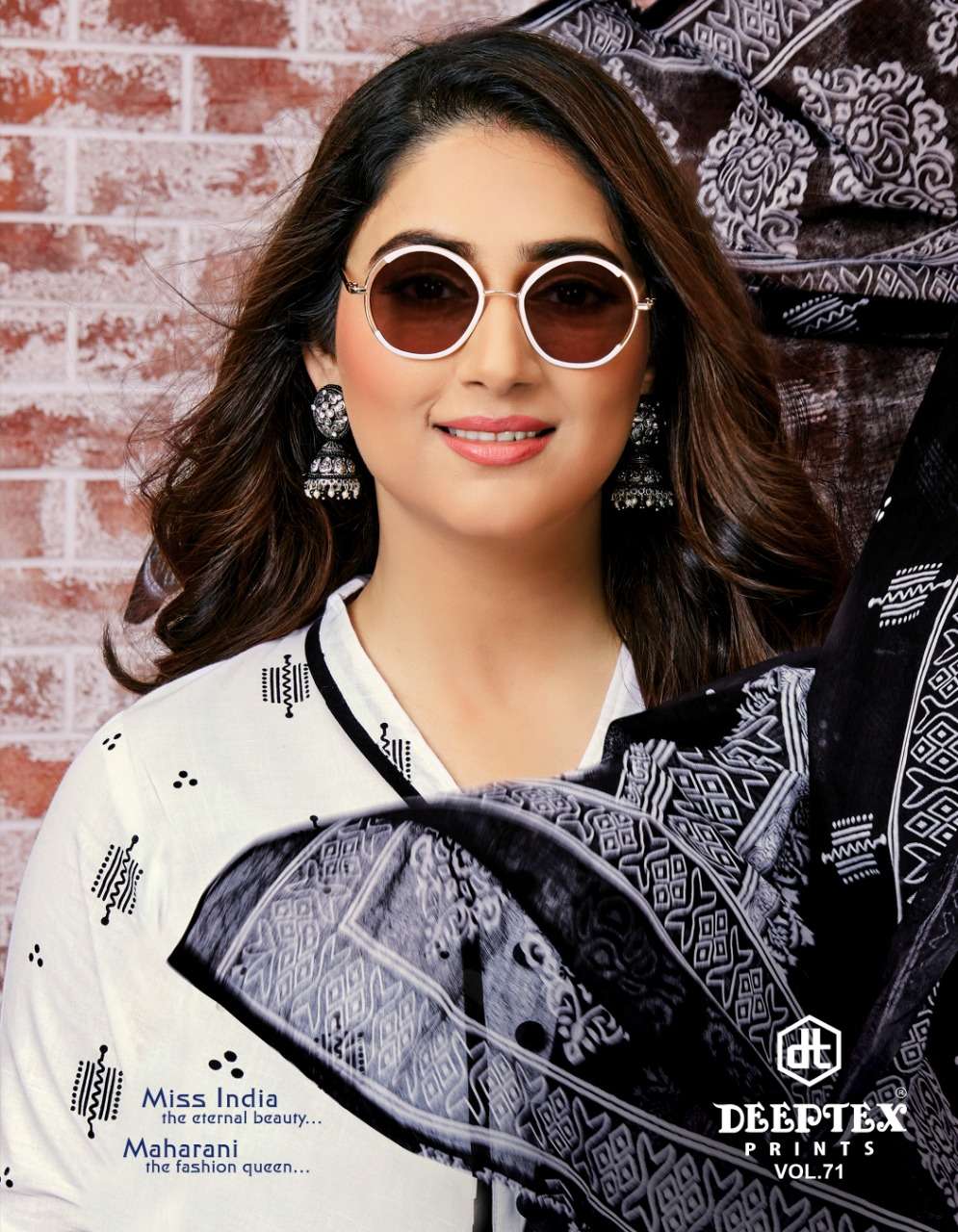 DEEPTEX MISS INDIA 71 DESIGNER COTTON PRINTED DAILY WEAR SUITS IN WHOLESALE RATE