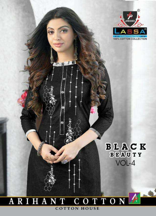 LASSA BLACK BEAUTY DESIGNER COTTON PRINTED DAILY WEAR SUITS IN WHOLESALE RATE