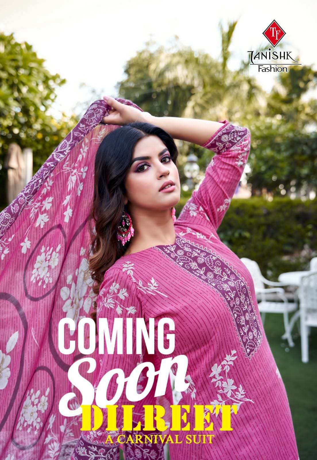 TANISHK FASHION DILREET CARNIVAL SUIT DESIGNER COTTON PRINTED LOW RANGE SUITS IN BEST WHOLESALE RATE