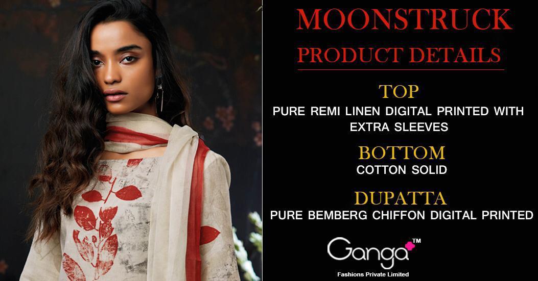 Gangaa Moonstruck Digital Printed Suits Wholesale