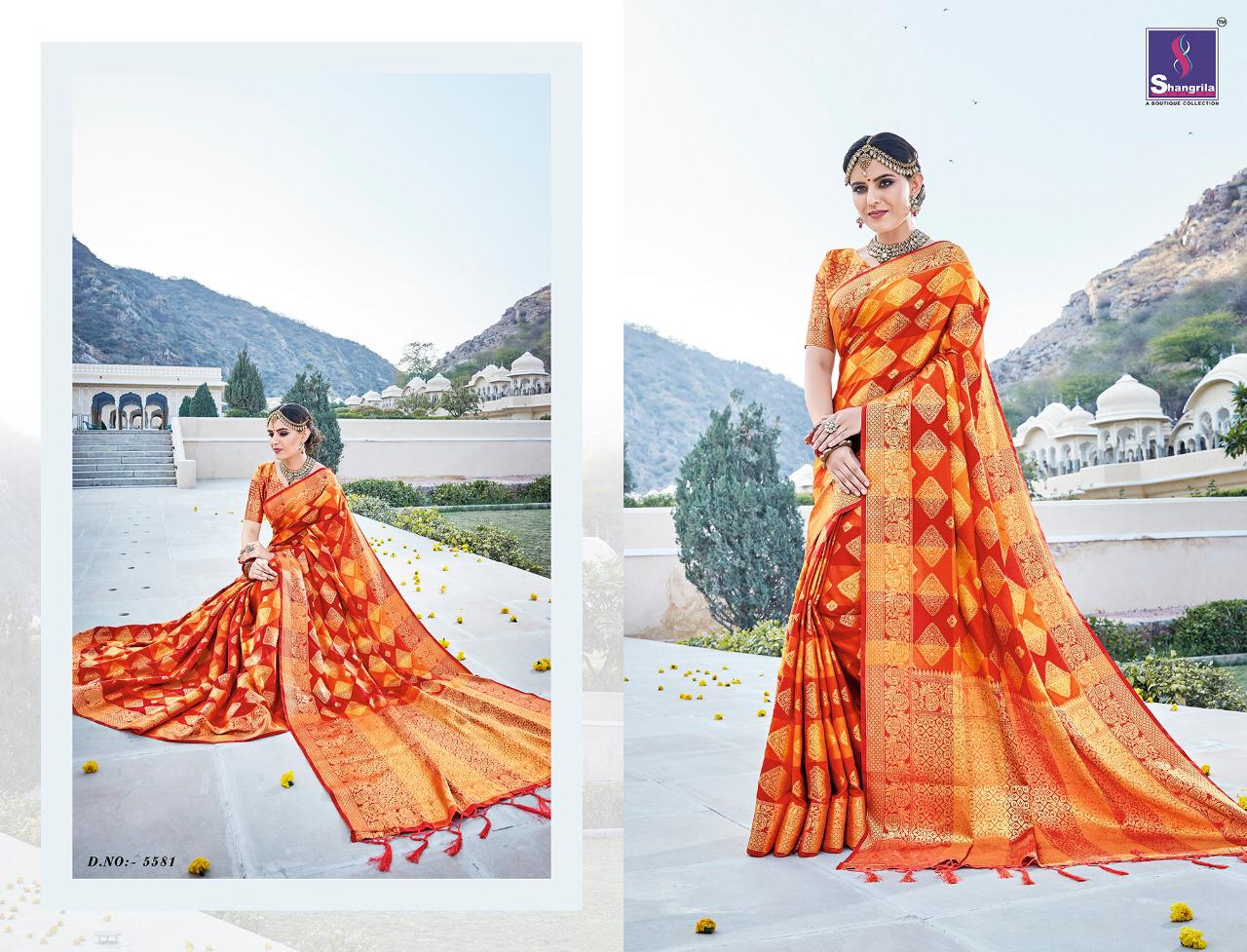 Shangrila Nitya Silk Designer Multicolor Sarees Wholesale