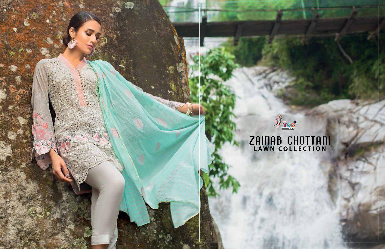 Shree Fab Zainab Chottani Lawn Collection Wholesale