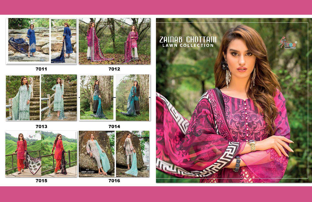 Shree Fab Zainab Chottani Lawn Collection Wholesale