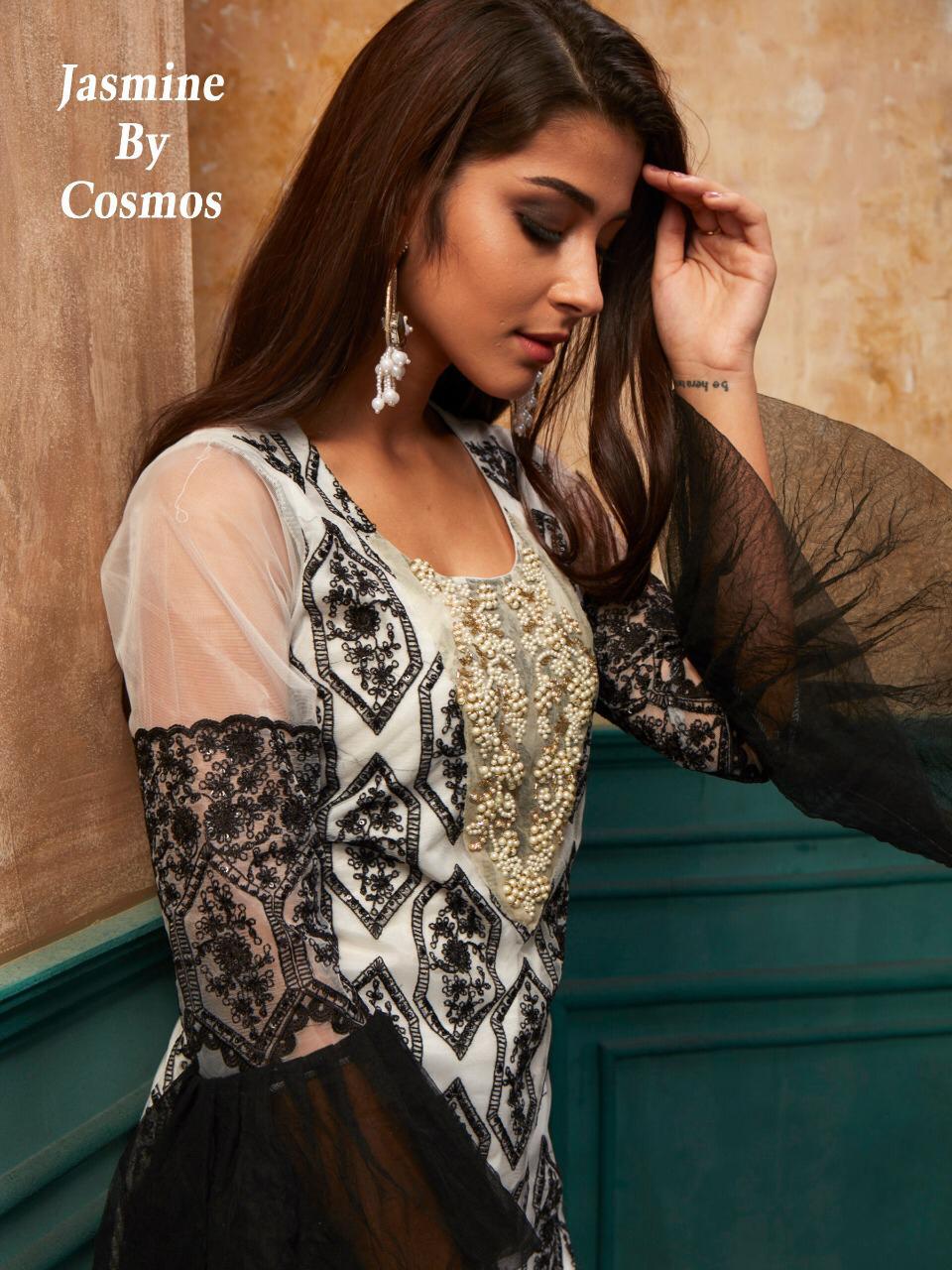 Cosmos Jasmin Designer Partywear Long Kurti Wholesale